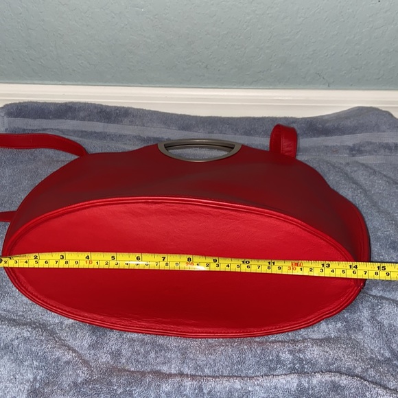 Unique Nwot Cover B Unique Leather Crossbody Bag Germany - red - Picture 6 of 11